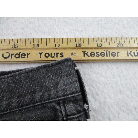 Levis Jeans 562 Mens Size 36x30 (36x27) Black Label Denim 5 Button Fly Dark Wash - Picture 5 of 14